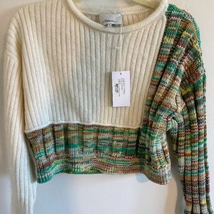 3.1 Phillip Lim - space dye cropped wool pullover